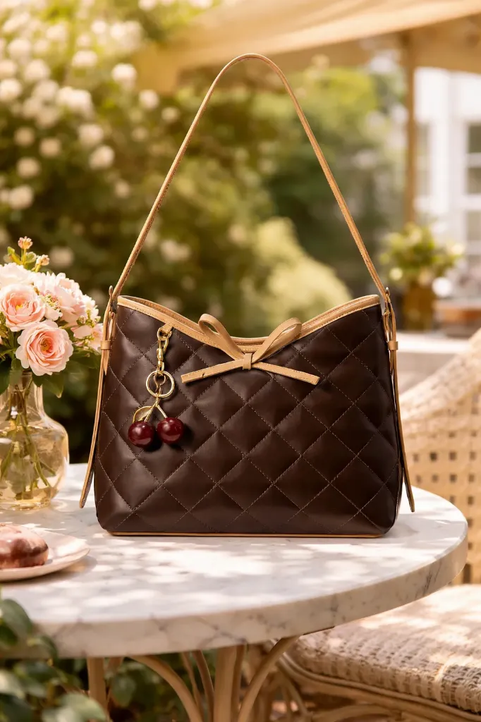 Elegant Chocolate Brown Shoulder Bag for Daily Outfits  (Amazon Find)