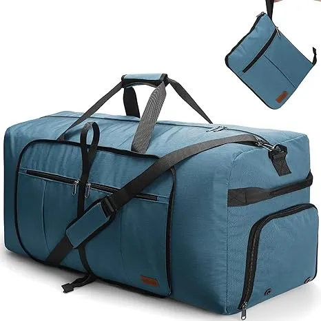 Minimalist Grey Weekender Bag for Organized Travel(Amazon Find )